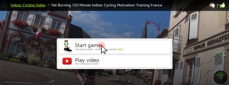 Start interactive cycling